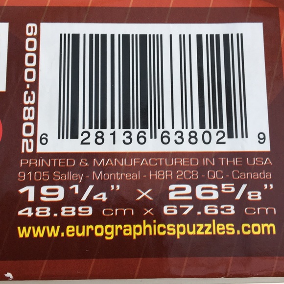 SALE—-Eurographics Paul Cezanne Blue Vase Puzzle 1000 pc - Picture 5 of 5